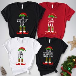 custom im the youngest elf the rules dont apply to me shirt the chatty elf tee the sassy elf the cute elf family matchin