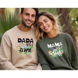 family jungle safari birthday sweatshirt, first birthday family matching outfits, personalized safari birthday , safari