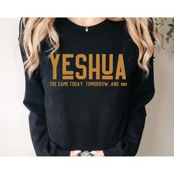 vintage yeshua christian sweatshirt, christian apparel faith gift men faith gift women worship hoodie, christian shirt,