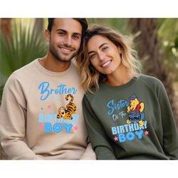 winnie the pooh birthday sweatshirts, pooh birthday matching sweatshirts, pooh bear birthday family matching sweatshirts