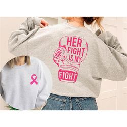breast cancer sweatshirt,cancer awareness shirt, breast cancer shirt,warrior shirt,cancer fighter support team shirt,fig