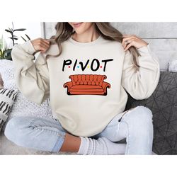 pivot friends sweatshirt, central perk sweatshirt, tv show friends, christmas gift, birthday present, gift for her, frie