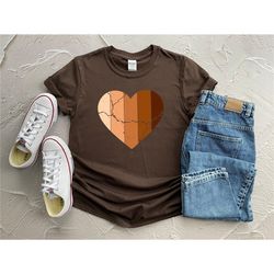 Melanin Heart Shirt, Black Love Melanin Shirt, Black Women Outfit, Black Woman Gift, Melanin Love Shirt, Melanin Shades