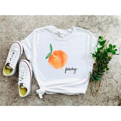 peachy shirt, women gift, gift for her, girl friend gift shirt, peachy t-shirt, summer t-shirts, summer gifts, summer pe