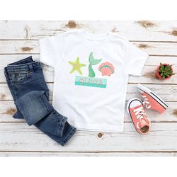 personalized summer shirt, personalized girl summer beach shirt, personalized girl gift, summer beach shirt