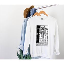 mystic tarot card sweater, tarot card sweatshirt, sweater for tarot lovers, optional tarot card hoodies, gift for tarot
