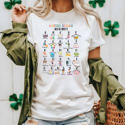 abc coping skills, t shirtskill alphabet shirt,school counselor shirt,psychologist shirt, school psychologist shirt,alph