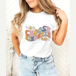 retro teacher choose kindness shirt, choose kindness shirt, best teacher ever shirt, teaching squad, back to school, tea