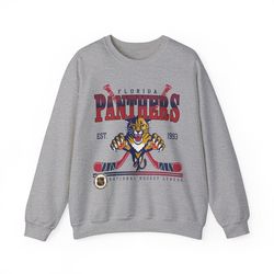 vintage 90s florida panthers shirt, crewneck florida panthers sweatshirt, jersey hockey gift for