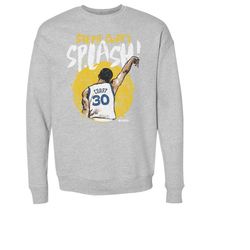 steph curry men's crewneck sweatshirt - golden state basketball steph curry splash y wht