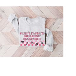 valentines day emergency department crewneck valentines er nurse emergency room tech gift er tech sweatshirt emergency n