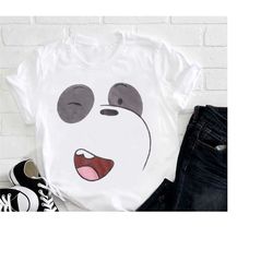 we bare bears panda face pan pan t-shirt, we bare bears shirt fan gifts, we bare bears cartoon network shirt, we bare be