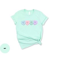 cute valentine's day candy candy t-shirt, valentine heart candy t-shirt, cute candy candy sweatshirt, valentine's day gi