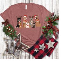 christmas dog shirt, christmas shirt, dog mom shirt, dog lover shirt, christmas gift, dog lover gift, dog christmas shir