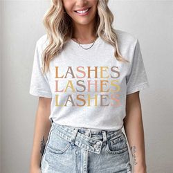 lash artist shirt, lash artist sweatshirt, lash artist crew neck, lash artist gift, lash technician, lash tech tshirt