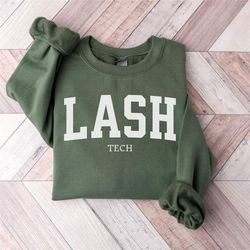 lash artist sweatshirt, lash tech shirt, lash technician crewneck, eyelash artist gift for esthetician, lash boss shirt