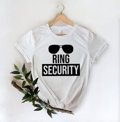 ring security boys shirt, ring bearer shirt, boys wedding shirt