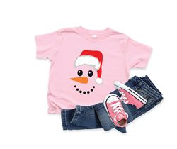 snowman shirt, snowman kids shirt, toddler christmas shirt, snowman shirt, snowman face shirt, winter shirt