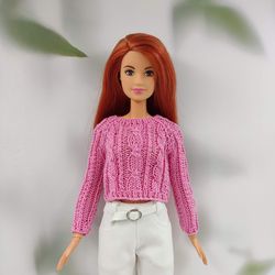 barbie clothes sweater 4 colors