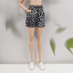 barbie doll clothes leopard shorts