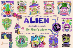 alien galaxy png bundlle