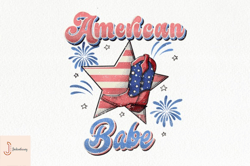 american babe png sublimation