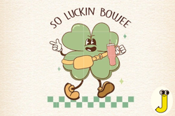 so luckin boujee shamrock st pattys day