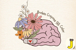 mental health with flower svg png