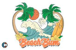 beach bum sublimation