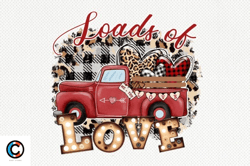 loads of love valentines truck