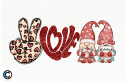 peace love valentines sublimations