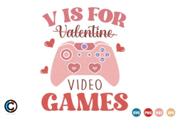 v is for valentine video games