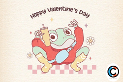 hoppy valentine's day png trendy png