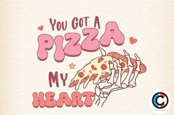 you got a pizza my heart png valentines