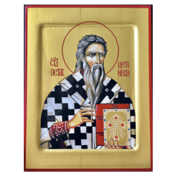 saint petar of cetinje, serbia an montenegro |  high quality serigraph icon, made in russia | size: 18 x 14 cm