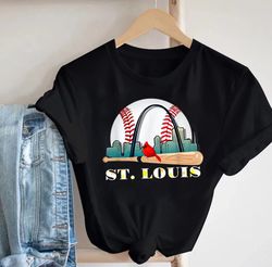 vintage saint louis city baseball tshirt, gift for fans