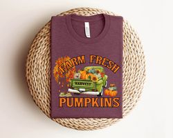 farm fresh pumpkins sweatshirt, fall lover sweatshirt, pumpkin patch sweatshirt, autumn sweatshirt, pumpkin day sweatshi