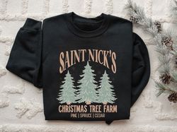 farm fresh trees christmas sweatshirt, christmas tree hoodie, cut & carry sweatshirt, pine cedar christmas sweatshirt, c