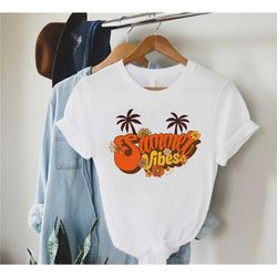 summer vibes shirt,summer vacation tee,beach shirt,summer gift,summer palm shirt,hello summer tshirt,beach party shirts,