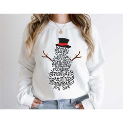 snowman sweatshirt,christmas sweatshirt,snowman,snowman tshirt,family matching christmas sweatshirt,winter snowman shrt,