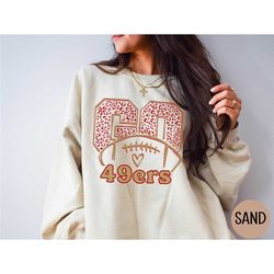 football san francisco sweater gift for football fan go niners shirt san fran football season 49er gift for her football