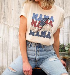 american mama shirt,4th of july shirt,american patriot shirt,independence day shirt,american rock mama shirt,american fl