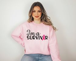 cancer survivor sweatshirt, i am a survivor sweater, breast cancer sweater, cancer survivor gift, cancer awareness, canc