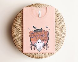 spooky vibes shirt, halloween vintage shirt, halloween retro shirt, funny halloween shirt, spooky ghost shirt, halloween