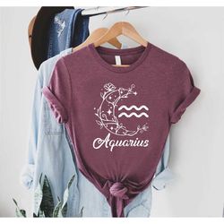 aquarius shirt, aquarius gift, aquarius zodiac t-shirt, aquarius astrology, aquarius birthday, gift for aquarius, aquari