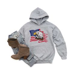 american hooded sweatshirt, usa eagle hooded sweatshirt, american flag shirt, eagle shirt, united state love shirt, unit