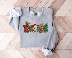 teacher christmas sweatshirt,christmas gift for teacher,christmas sweatshirt,holiday sweatshirt,teacher shirts