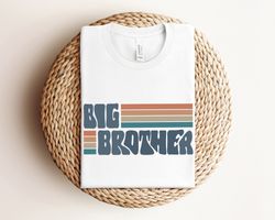 retro big brother shirt, boys sibling shirt, vintage big brother gift, baby announcement, big brother shirt, retro pregn