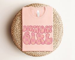 retro birthday girl shirt, girls birthday party, birthday girl shirt, birthday party girl shirt, retro birthday shirt, b