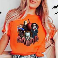 horror squad shirt, horror movies lover shirt, halloween horror shirt, halloween party shirt, funny halloween gift, hall